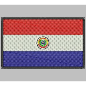 Parche Bordado Bandera PARAGUAY