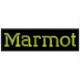 Parche Bordado MARMOT (Bordado VERDE OLIVA / Fondo NEGRO)