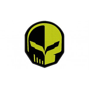 Parche Bordado CORVETTE CALAVERA "JAKE" 