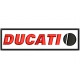 Parche Bordado DUCATI Logo 1998 (Fondo BLANCO)