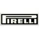 Parche Bordado PIRELLI (Bordado BLANCO / Fondo NEGRO)