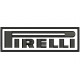 Parche Bordado PIRELLI (Bordado NEGRO / Fondo BLANCO)