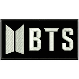 Parche Bordado BTS (Logo Horizontal)