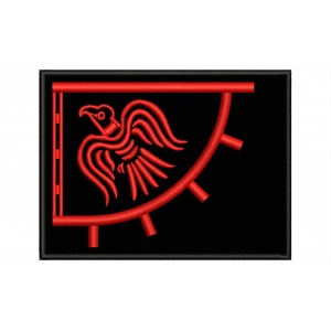 Parche Bordado Bandera VIKINGA (Estandarte del Cuervo)