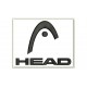 Parche Bordado HEAD (Bordado NEGRO / Fondo BLANCO)