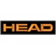 Parche Bordado HEAD (Bordado NARANJA / Fondo NEGRO)