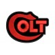 Parche Bordado COLT (Bordado ROJO / Fondo NEGRO)