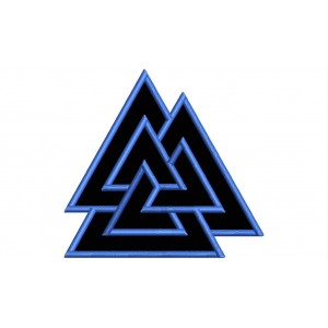 Parche Bordado VALKNUT (SIMBOLOGIA NORDICA)