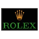 Parche Bordado ROLEX (Fondo NEGRO)