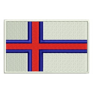 Parche Bordado Bandera ISLAS FEROE