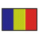 Parche Bordado Bandera CHAD