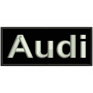 Parche Bordado AUDI (Letras)