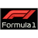 Parche Bordado FORMULA 1 (Fondo NEGRO)