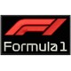 Parche Bordado FORMULA 1 (Fondo NEGRO)