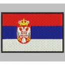 Parche Bordado Bandera SERBIA