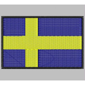 Parche Bordado Bandera SUECIA