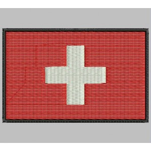 Parche Bordado Bandera SUIZA