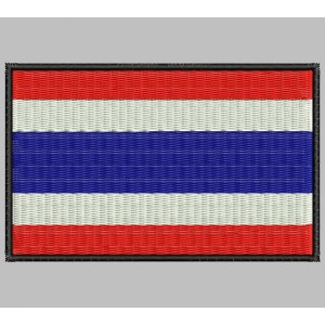 Parche Bordado Bandera TAILANDIA
