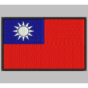 Parche Bordado Bandera TAIWAN