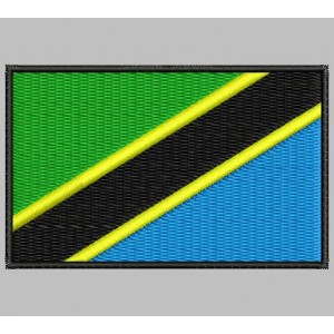 Parche Bordado Bandera TANZANIA