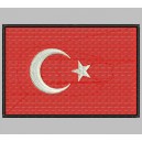 Parche Bordado Bandera TURQUIA