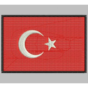 Parche Bordado Bandera TURQUIA