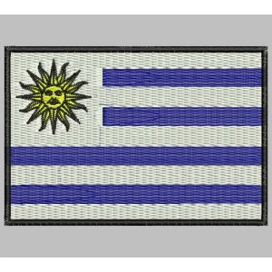 Parche Bordado Bandera URUGUAY