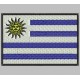 Parche Bordado Bandera URUGUAY