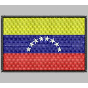Parche Bordado Bandera VENEZUELA