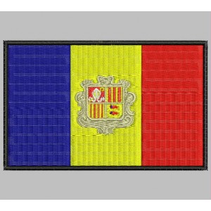 Parche Bordado Bandera ANDORRA