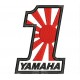 Parche Bordado YAMAHA N1 (Fondo BLANCO)