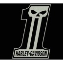 Parche Bordado HARLEY DAVIDSON (Dark Custom)