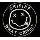 Parche Bordado NIRVANA CRISIS? (Color BLANCO)