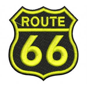 Parche Bordado ROUTE 66 COLOR