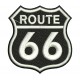 Parche Bordado ROUTE 66 (Color BLANCO)