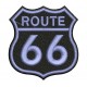 Parche Bordado ROUTE 66 (Color VIOLETA)