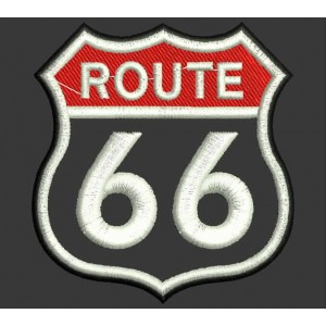 Parche Bordado ROUTE 66 CLASSIC