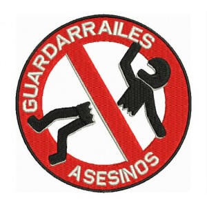 Parche Bordado GUARDARRAILES ASESINOS