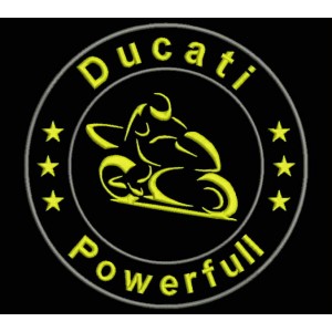 Parche Bordado DUCATI POWERFULL