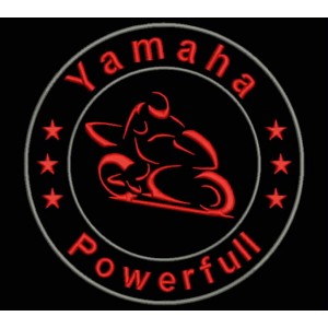 Parche Bordado YAMAHA POWERFULL