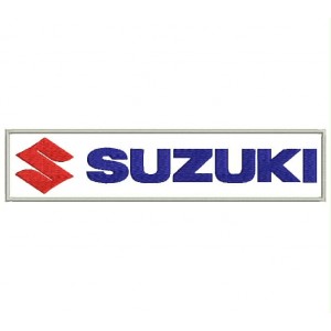 Parche Bordado SUZUKI HORIZONTAL