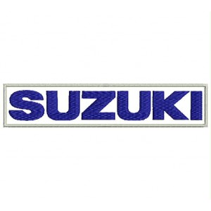 Parche Bordado SUZUKI LETRAS
