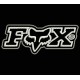 Parche Bordado RACING FOX (Color BLANCO)
