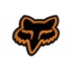 Parche Bordado FOX (Bordado NARANJA / Fondo NEGRO)