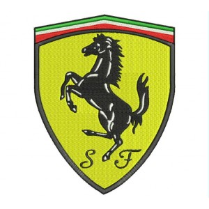 Parche Bordado FERRARI (Logo)