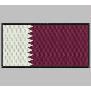 Parche Bordado Bandera QATAR