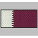 Parche Bordado Bandera QATAR