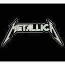 Parche Bordado METALLICA (Color BLANCO)