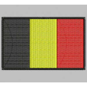 Parche Bordado Bandera BELGICA