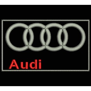 Parche Bordado AUDI (Nuevo)